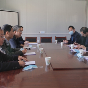 市领导蒋晓强调研公司新厂区建设项目